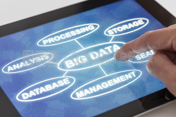 點(diǎn)擊平板電腦上與大數(shù)據(jù)相關(guān)的單詞